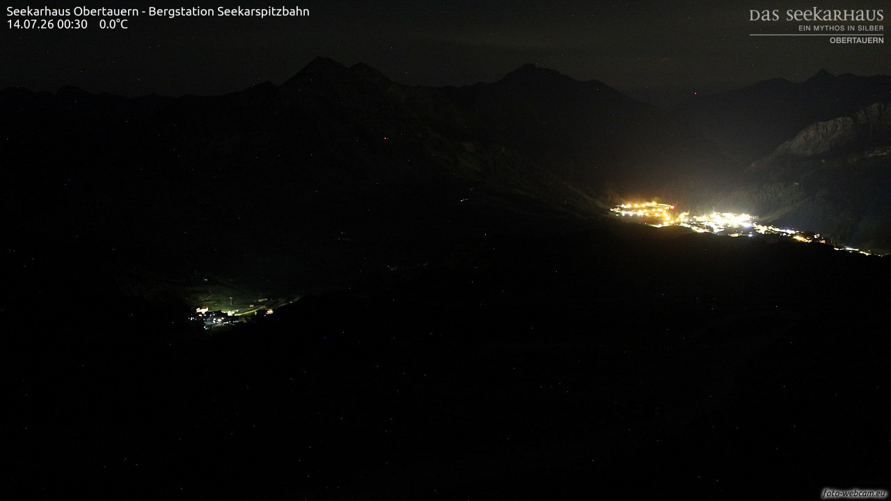 Archived image Webcam View Seekarspitz top station
