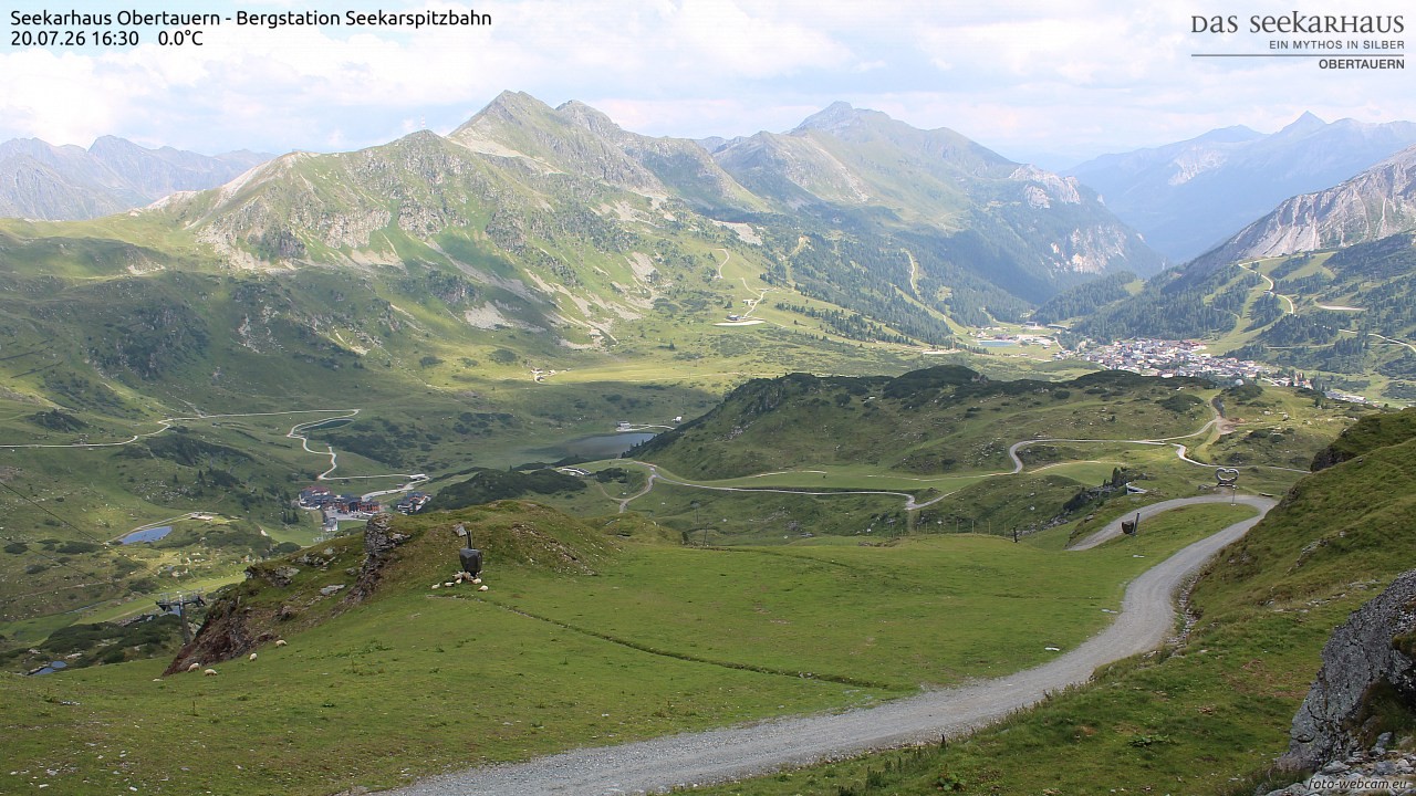 Archiv Foto Webcam Obertauern: Seekarspitz top station