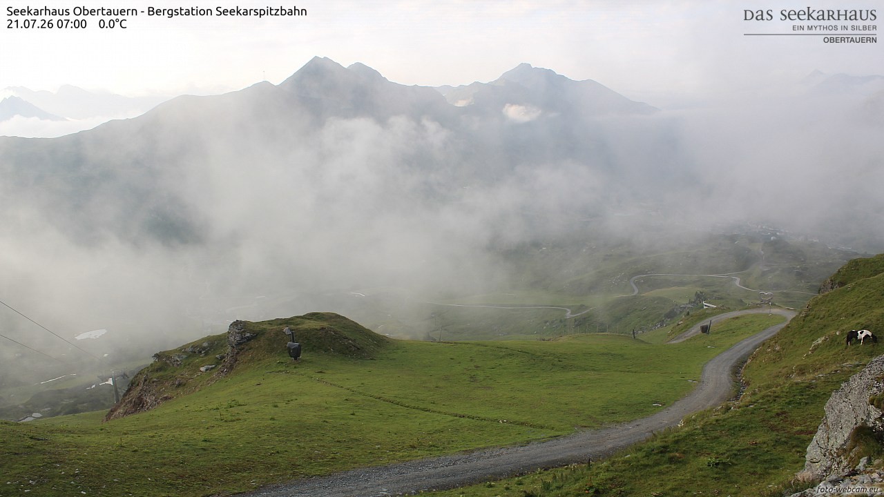 Archiv Foto Webcam Obertauern: Seekarspitz top station