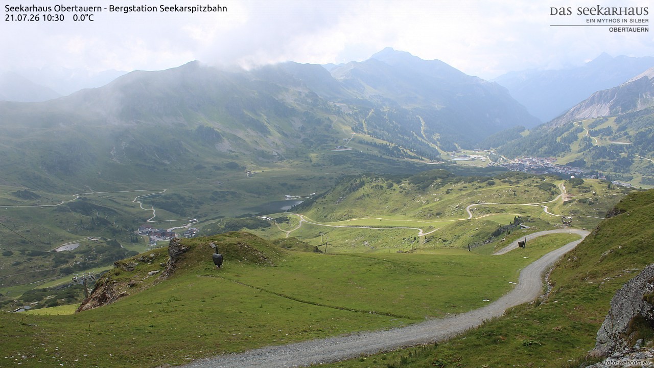 Archiv Foto Webcam Obertauern: Seekarspitz top station