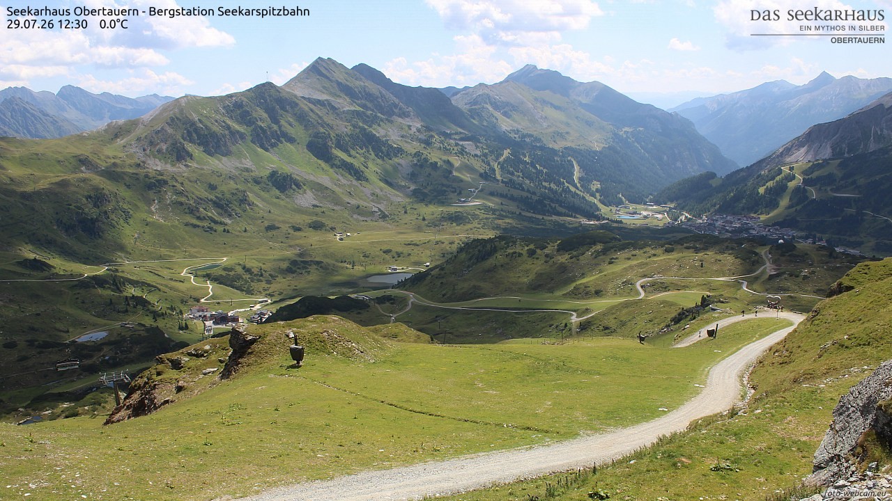 Archiv Foto Webcam Obertauern: Seekarspitz top station