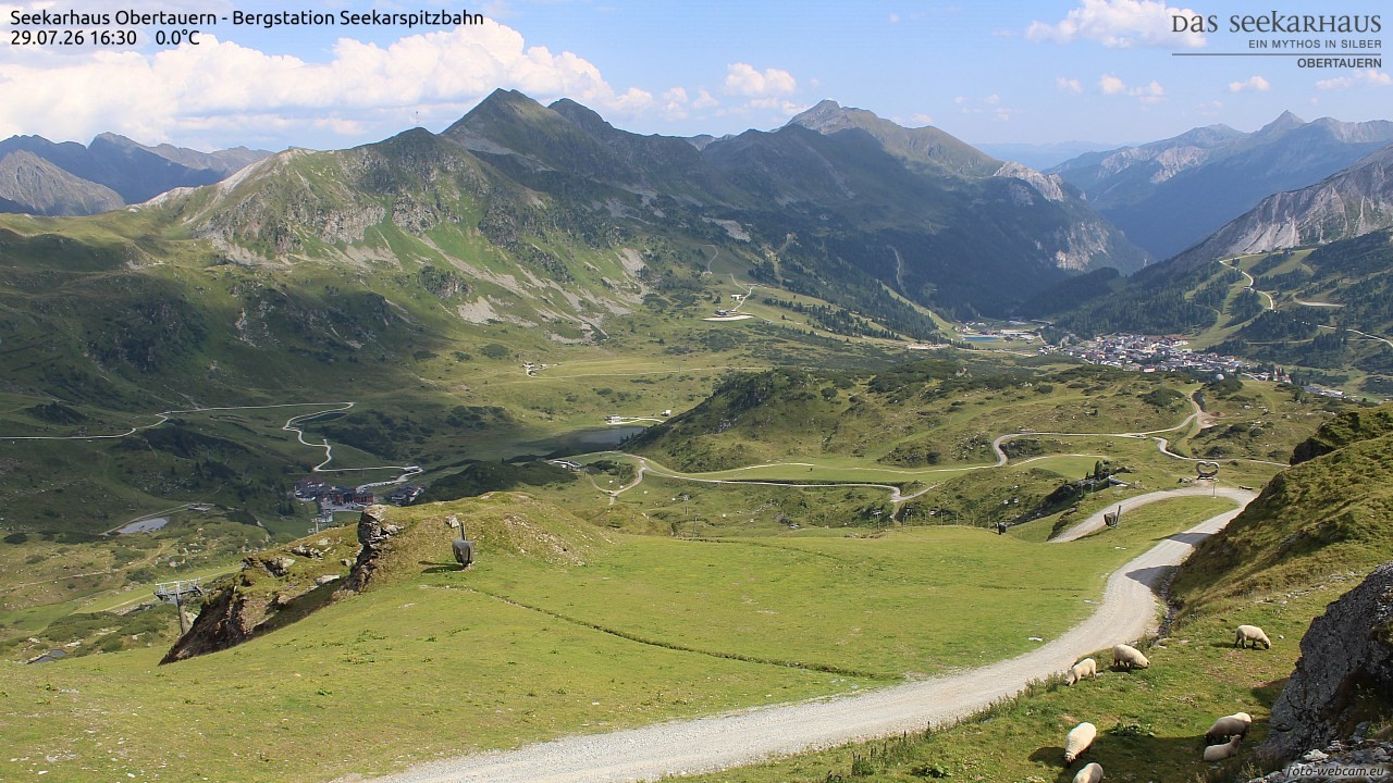 Archiv Foto Webcam Obertauern: Seekarspitz top station
