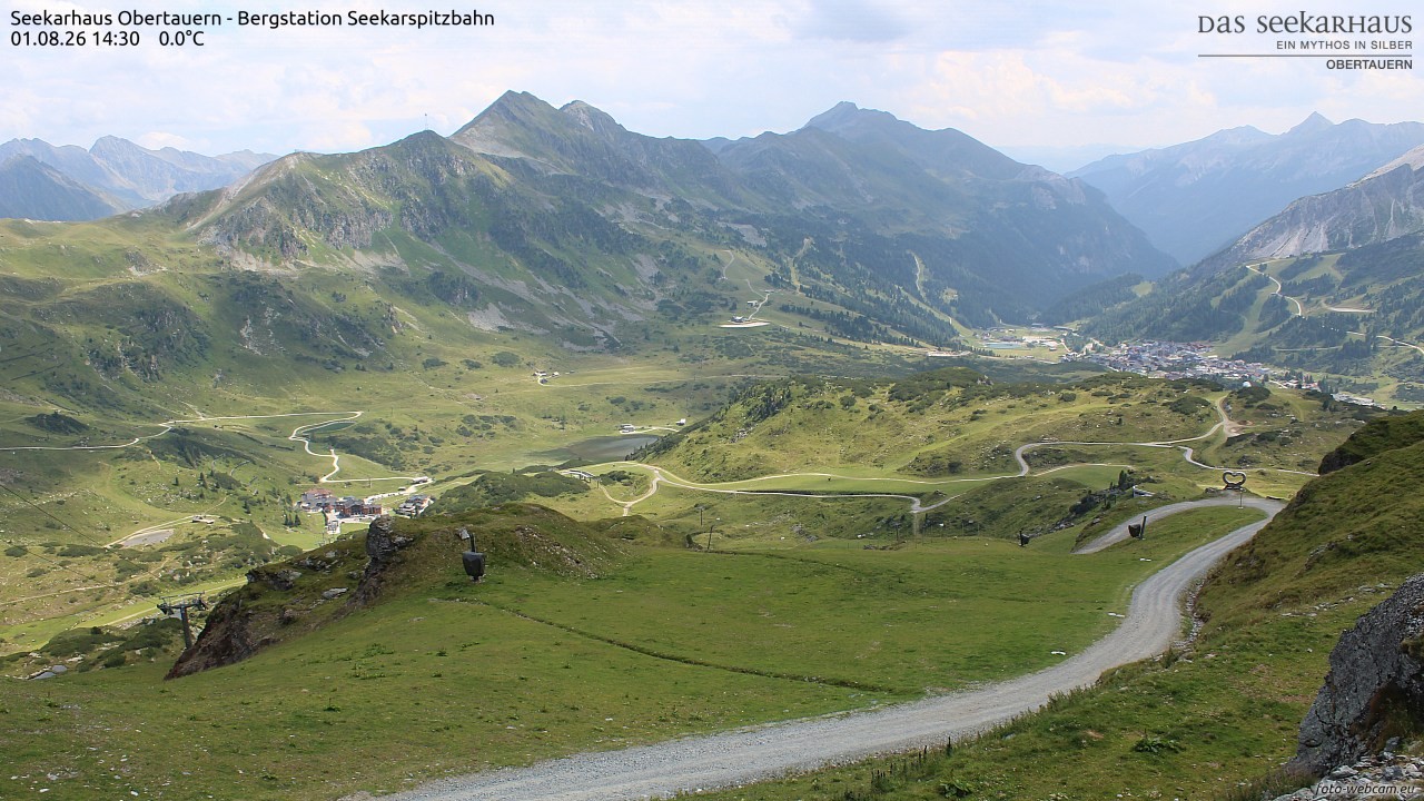 Archiv Foto Webcam Obertauern: Seekarspitz top station