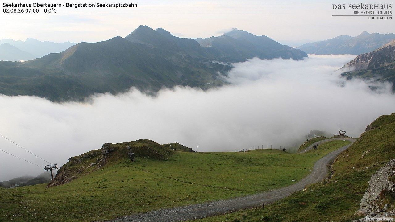 Archiv Foto Webcam Obertauern: Seekarspitz top station