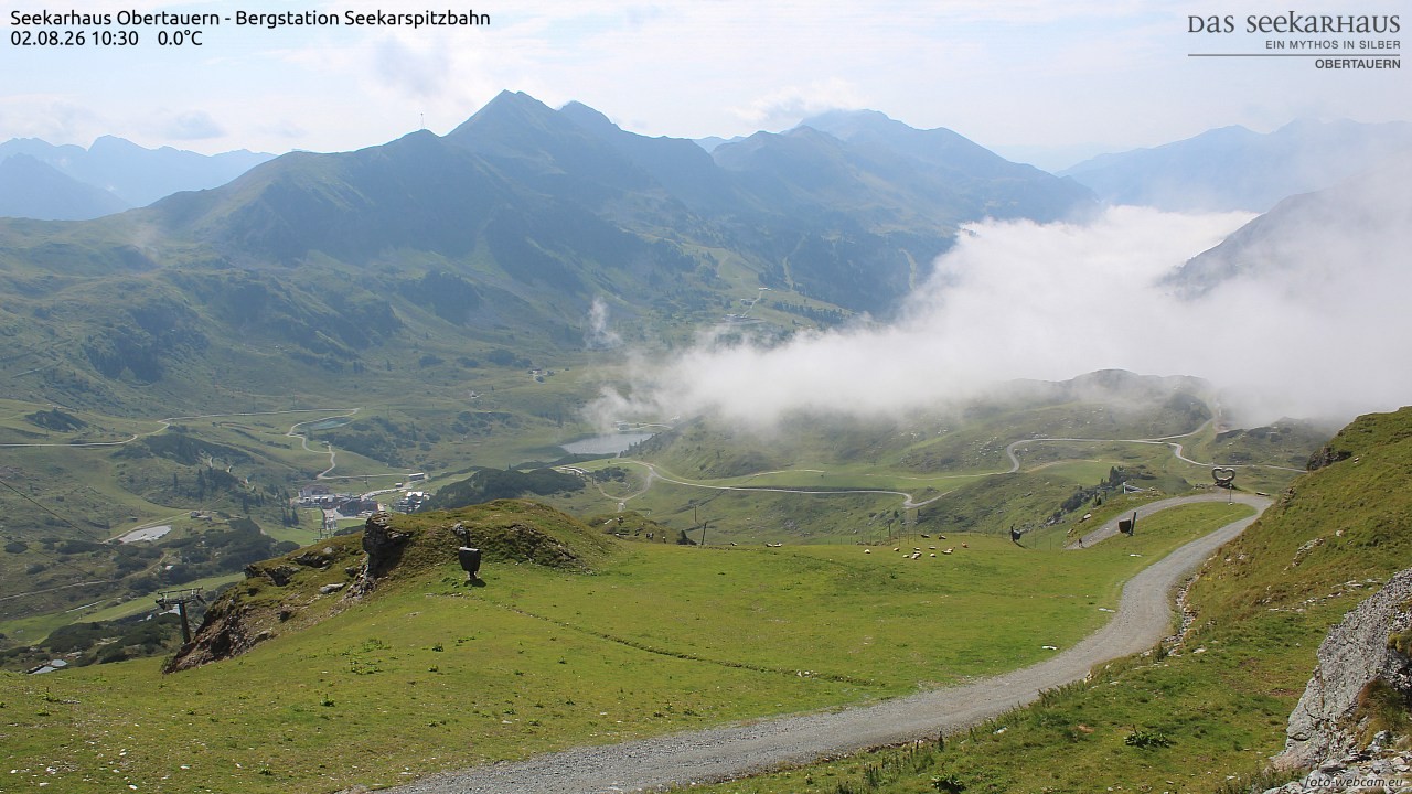 Archiv Foto Webcam Obertauern: Seekarspitz top station