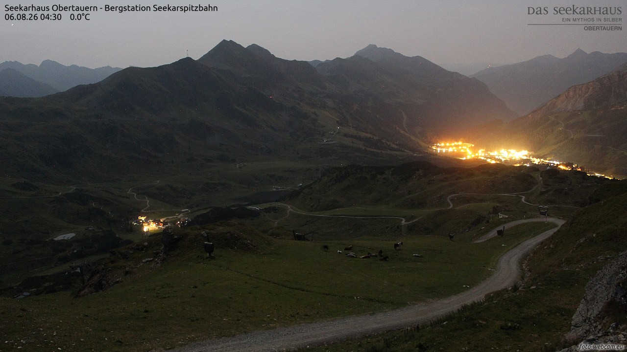 Archived image Webcam View Seekarspitz top station