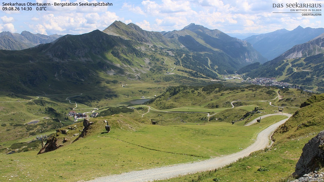 Archiv Foto Webcam Obertauern: Seekarspitz top station