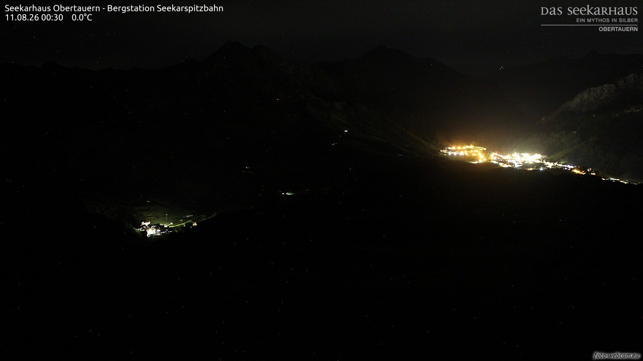 Archiv Foto Webcam Obertauern: Seekarspitz top station