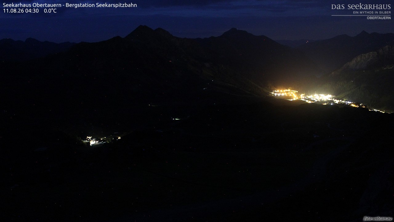 Archiv Foto Webcam Obertauern: Seekarspitz top station