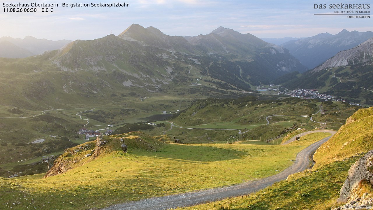 Archived image Webcam View Seekarspitz top station