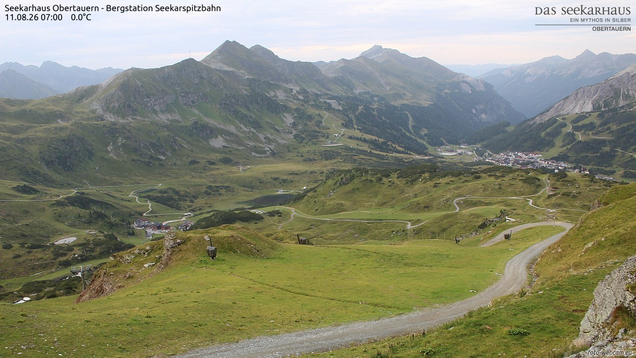 Archived image Webcam View Seekarspitz top station