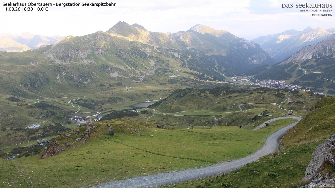 Archiv Foto Webcam Obertauern: Seekarspitz top station