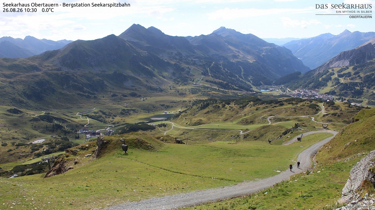 Archived image Webcam View Seekarspitz top station