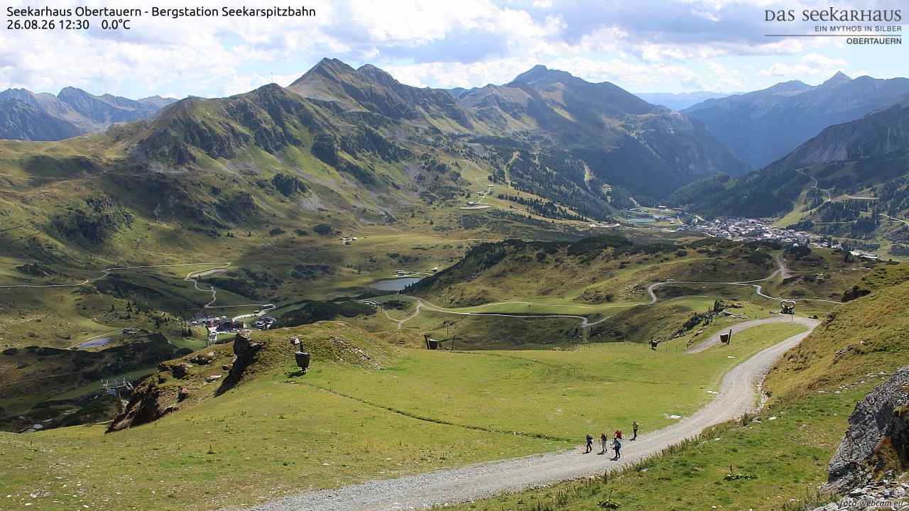 Archived image Webcam View Seekarspitz top station