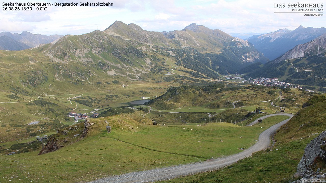 Archived image Webcam View Seekarspitz top station