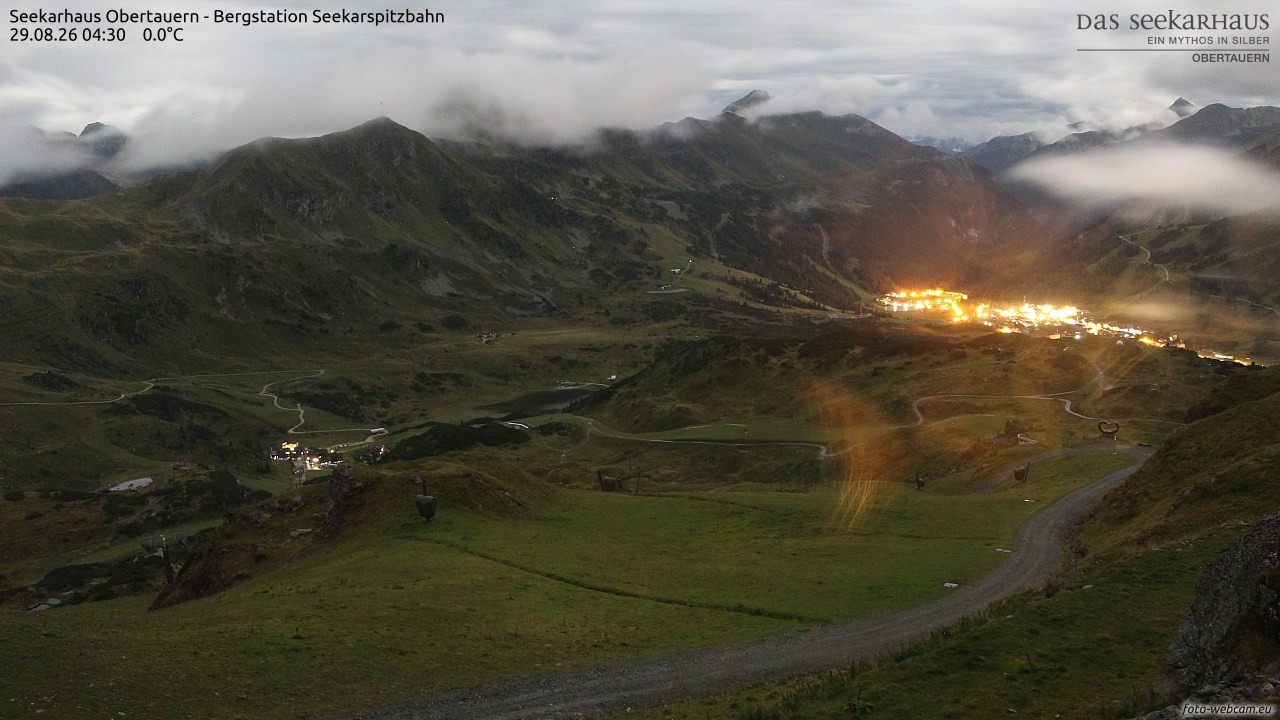 Archived image Webcam View Seekarspitz top station