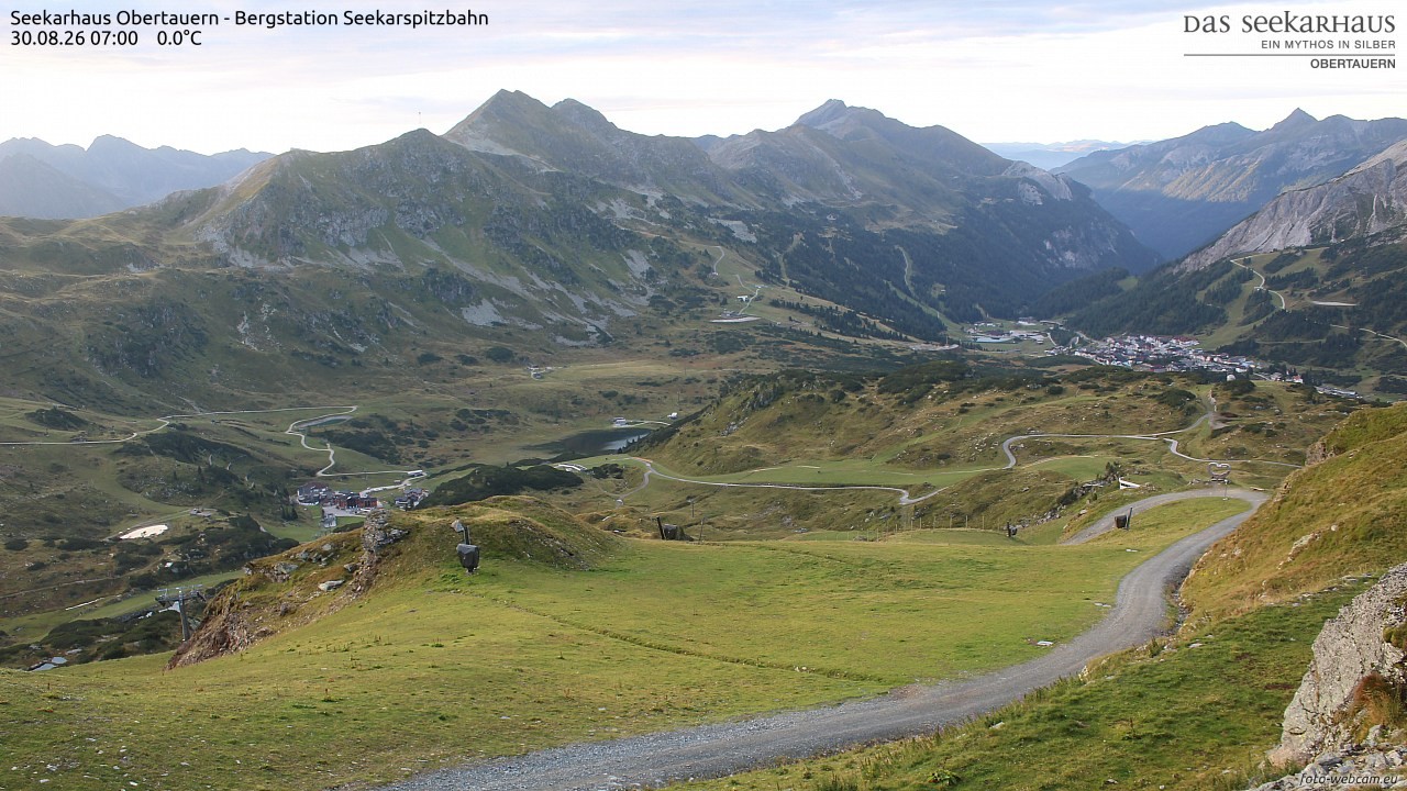 Archived image Webcam View Seekarspitz top station