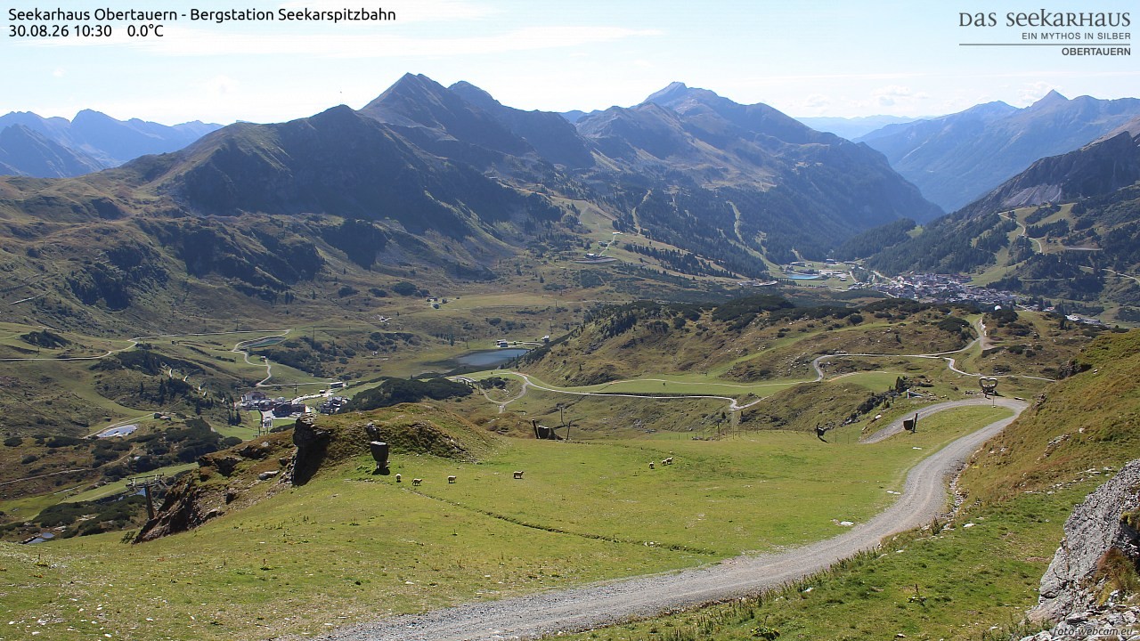 Archived image Webcam View Seekarspitz top station