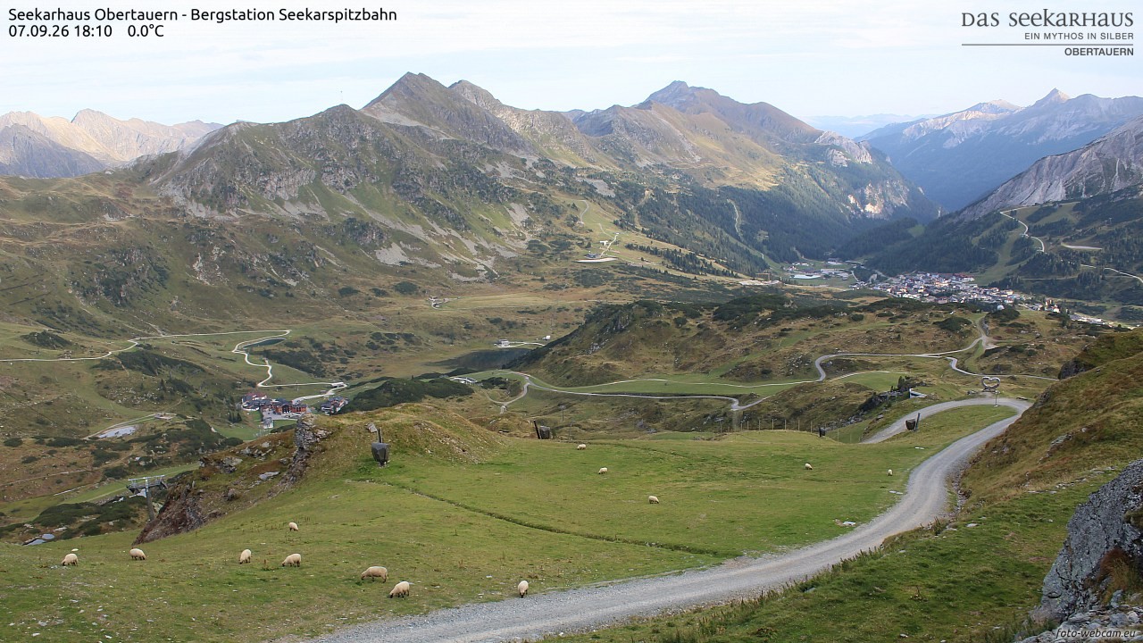 Archiv Foto Webcam Obertauern: Seekarspitz top station