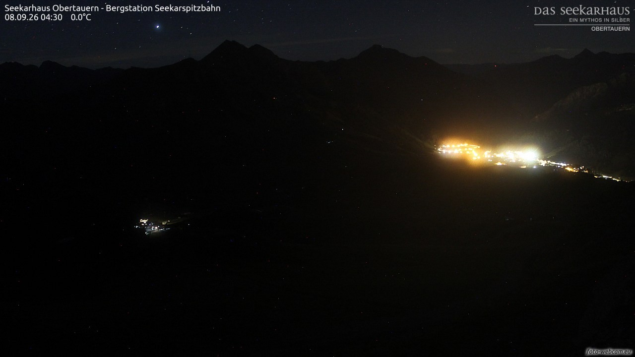 Archiv Foto Webcam Obertauern: Seekarspitz top station