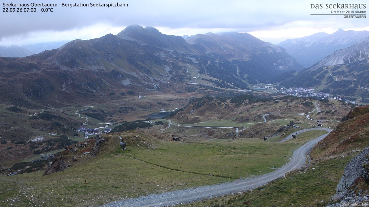 Archived image Webcam View Seekarspitz top station