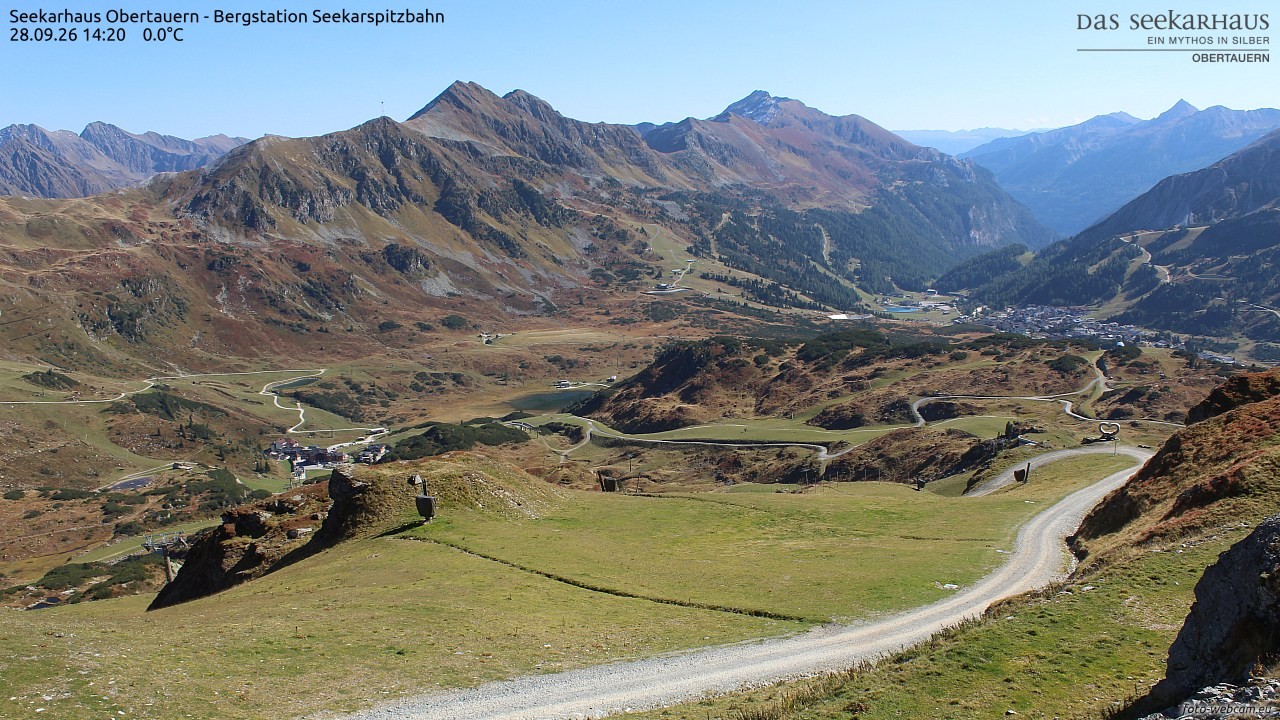 Archiv Foto Webcam Obertauern: Seekarspitz top station