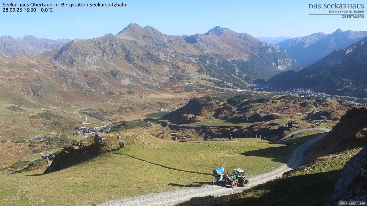 Archiv Foto Webcam Obertauern: Seekarspitz top station