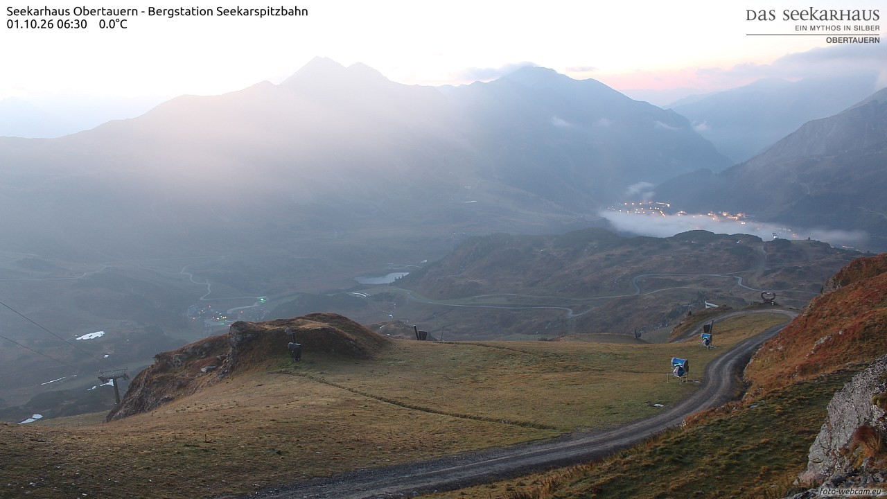 Archived image Webcam View Seekarspitz top station