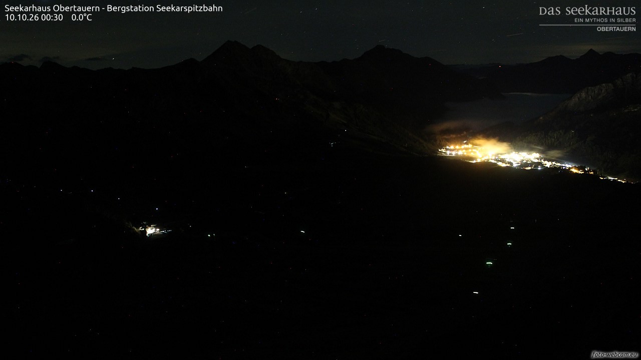 Archived image Webcam View Seekarspitz top station