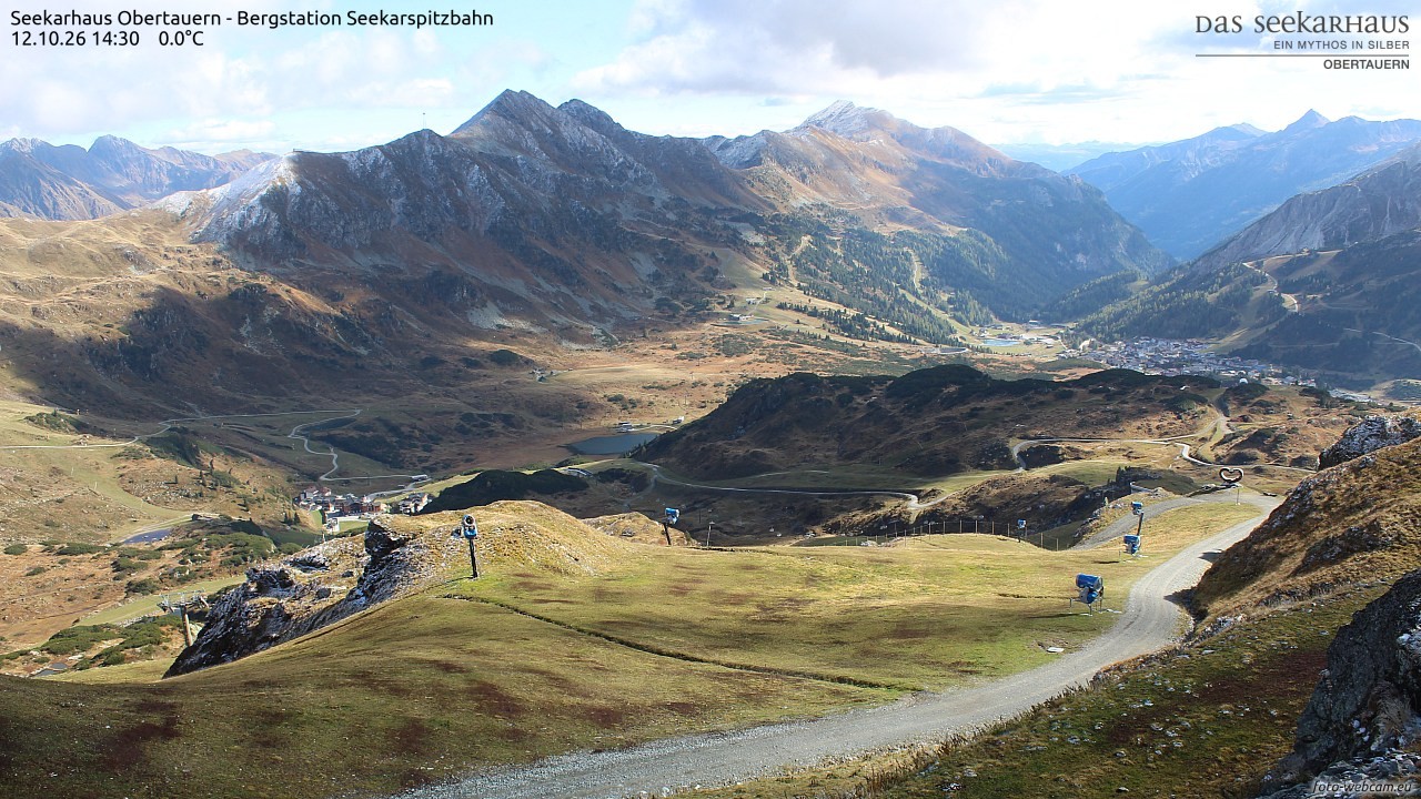 Archiv Foto Webcam Obertauern: Seekarspitz top station