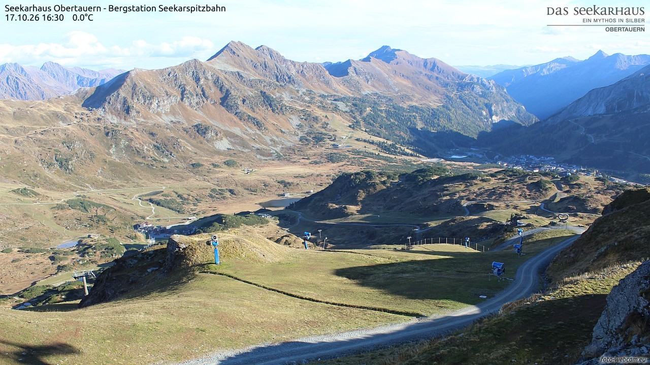 Archiv Foto Webcam Obertauern: Seekarspitz top station