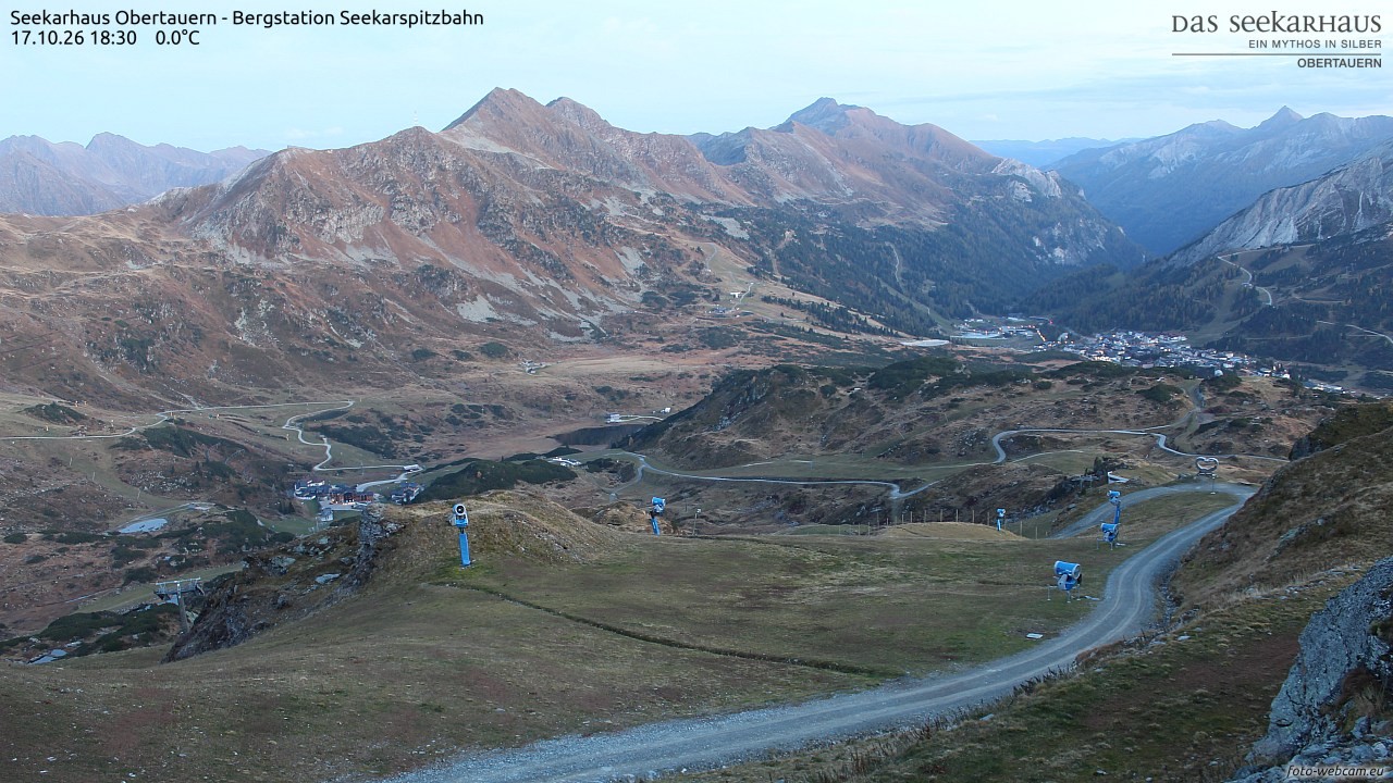 Archiv Foto Webcam Obertauern: Seekarspitz top station