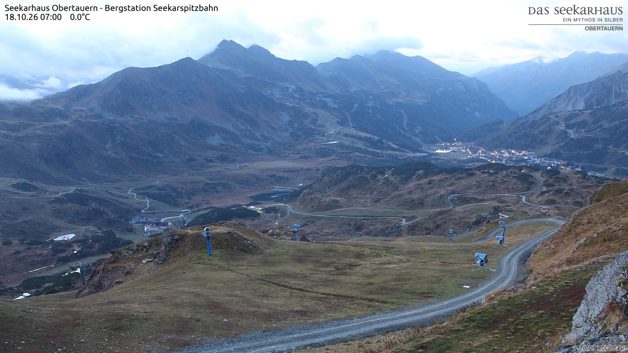 Archiv Foto Webcam Obertauern: Seekarspitz top station