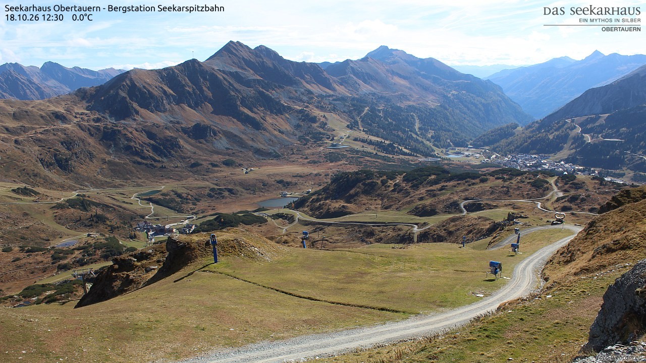 Archived image Webcam View Seekarspitz top station