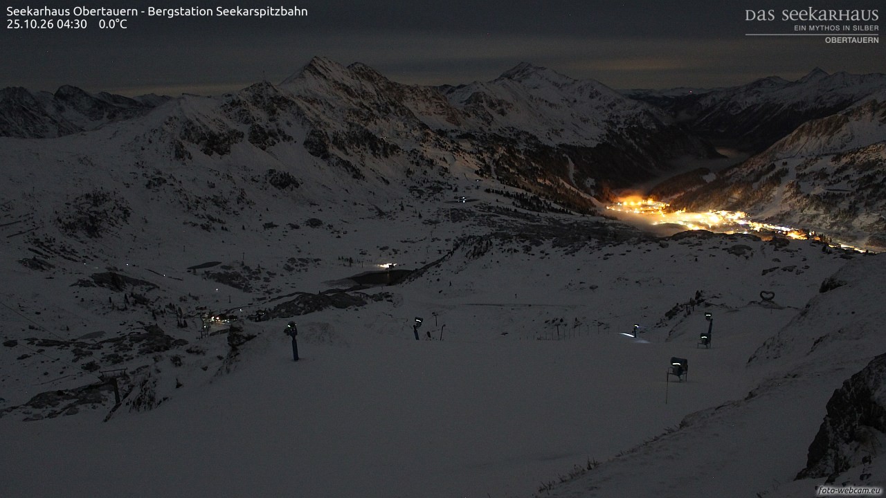 Archiv Foto Webcam Obertauern: Seekarspitz top station