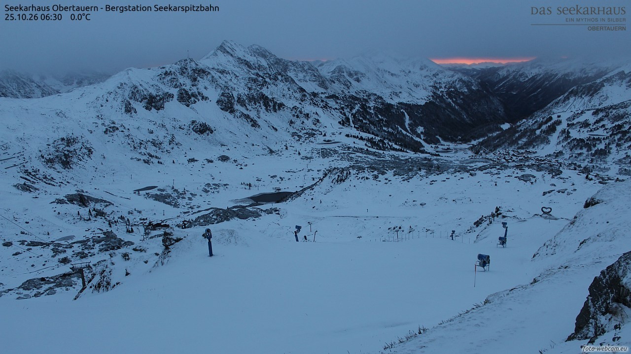 Archiv Foto Webcam Obertauern: Seekarspitz top station