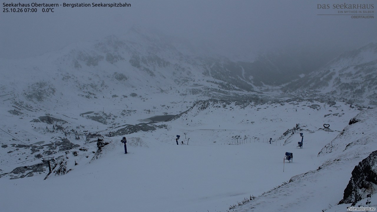 Archiv Foto Webcam Obertauern: Seekarspitz top station