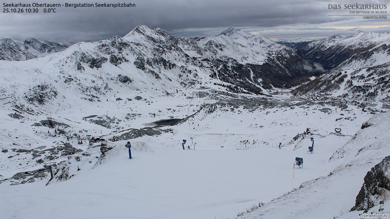 Archiv Foto Webcam Obertauern: Seekarspitz top station