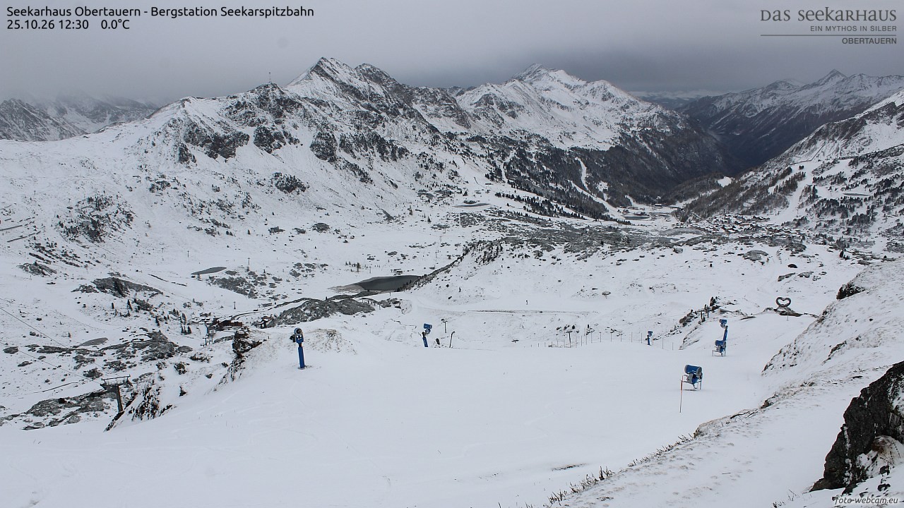Archiv Foto Webcam Obertauern: Seekarspitz top station