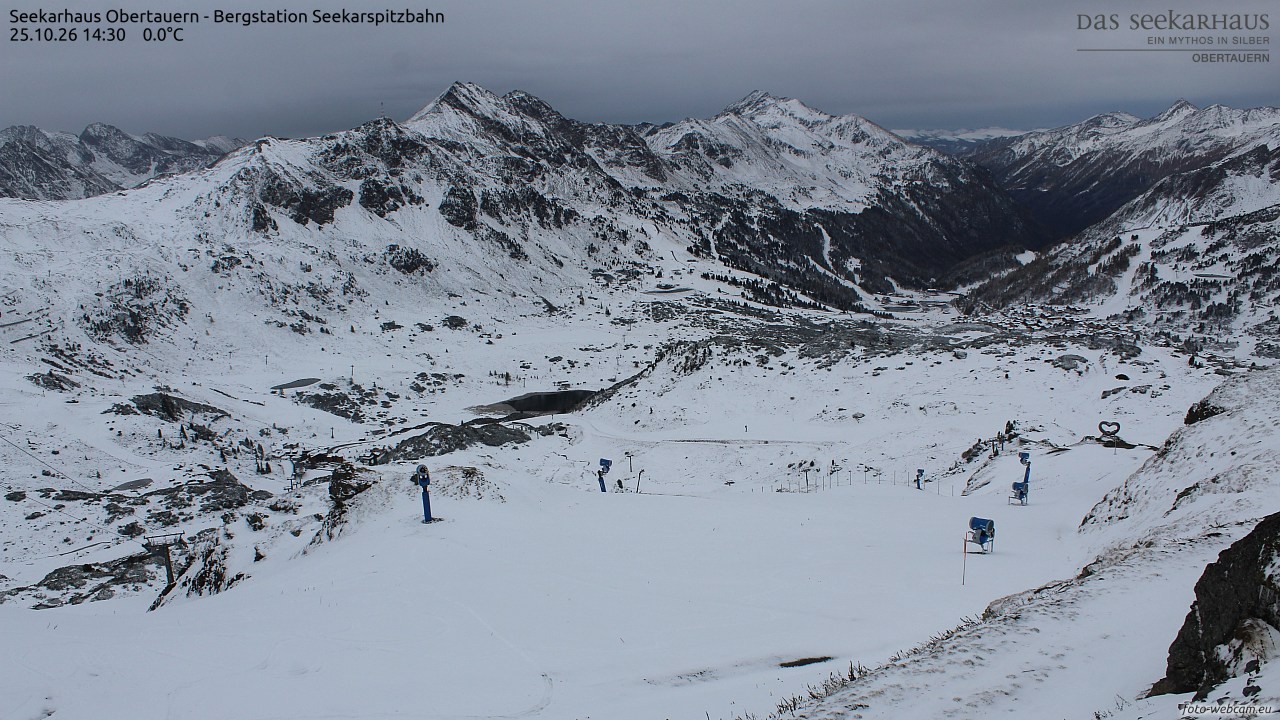 Archiv Foto Webcam Obertauern: Seekarspitz top station