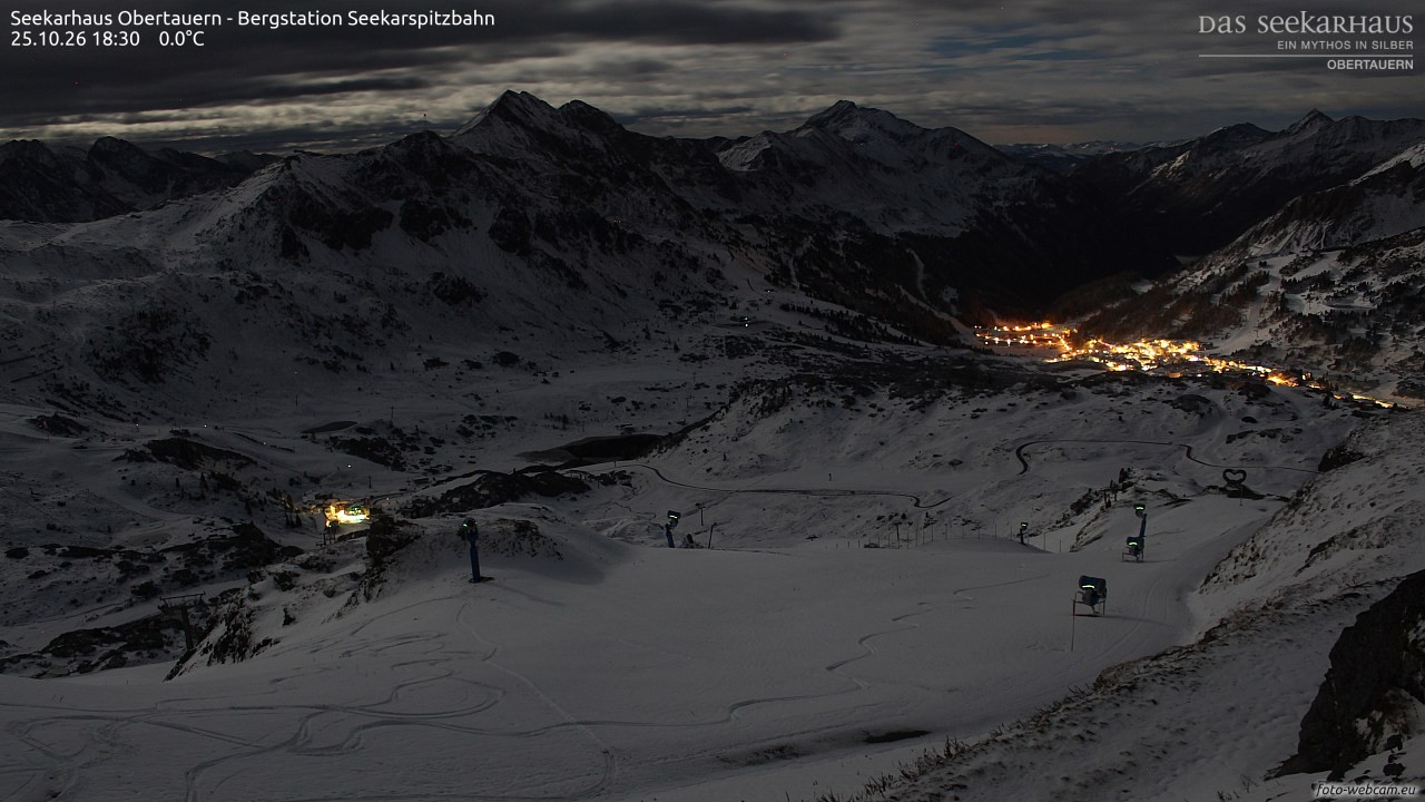 Archiv Foto Webcam Obertauern: Seekarspitz top station