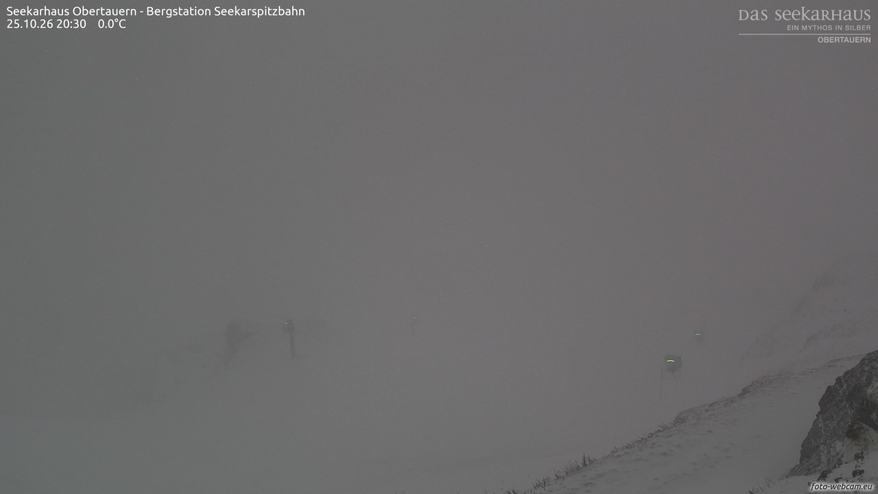 Archiv Foto Webcam Obertauern: Seekarspitz top station