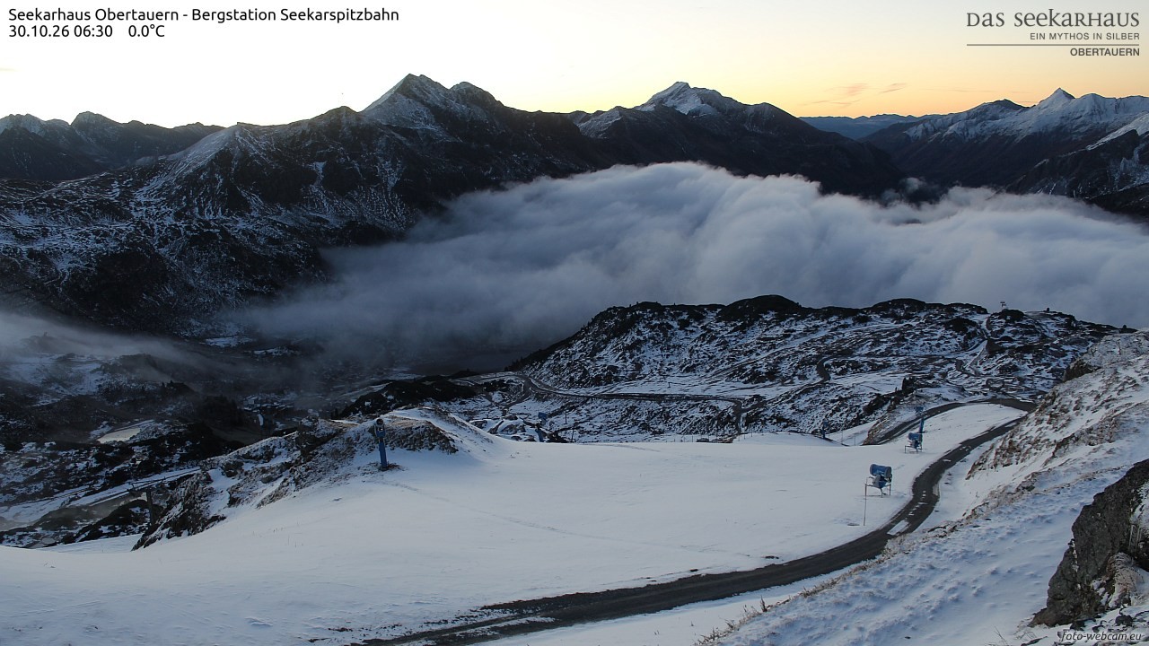 Archiv Foto Webcam Obertauern: Seekarspitz top station