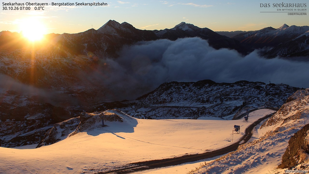 Archiv Foto Webcam Obertauern: Seekarspitz top station