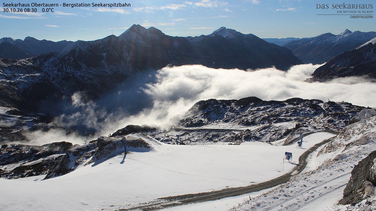 Archiv Foto Webcam Obertauern: Seekarspitz top station