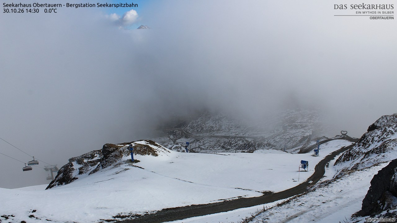 Archiv Foto Webcam Obertauern: Seekarspitz top station