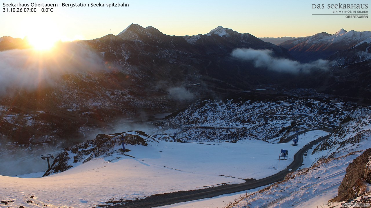 Archiv Foto Webcam Obertauern: Seekarspitz top station