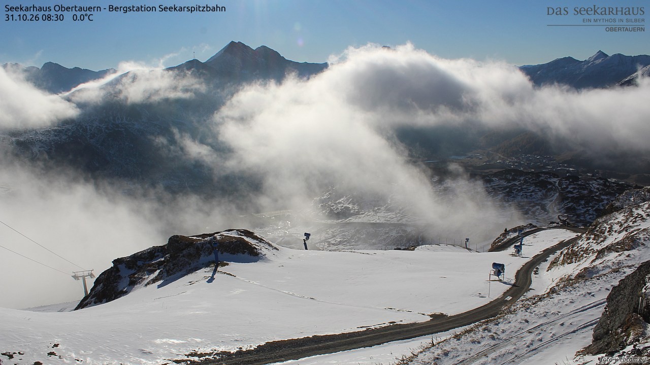 Archiv Foto Webcam Obertauern: Seekarspitz top station