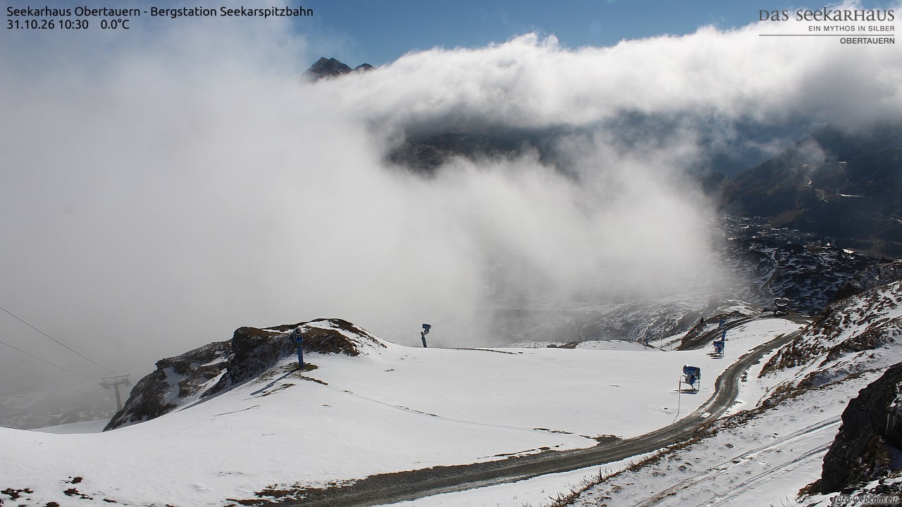 Archiv Foto Webcam Obertauern: Seekarspitz top station