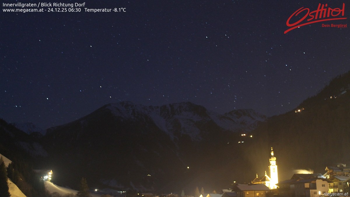 Archiv Foto Webcam Blick Richtung Innervillgraten